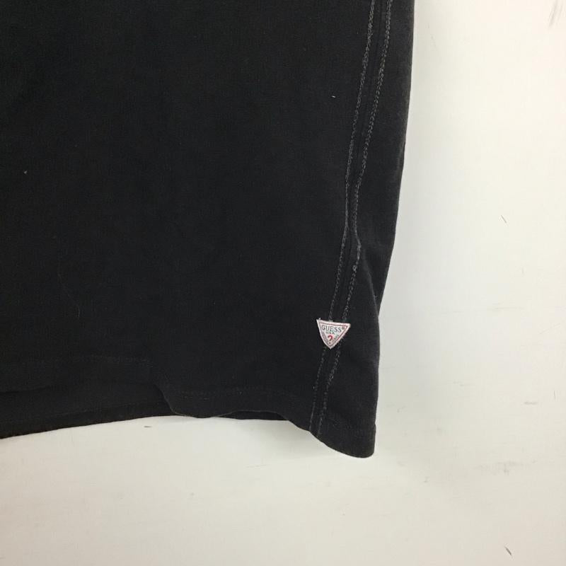ゲス Guess Tシャツ 半袖 半袖カットソー プリントTシャツ クルーネックカットソー M ロゴ、文字 黒 / ブラック / black メンズ USED 古着 中古 10159227