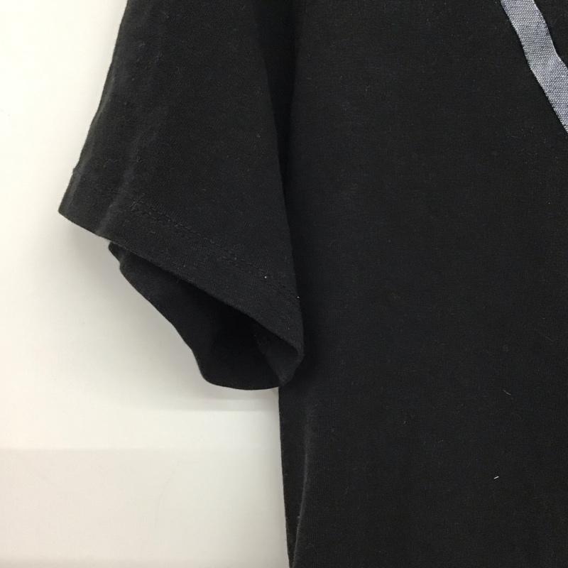 ゲス Guess Tシャツ 半袖 半袖カットソー プリントTシャツ クルーネックカットソー M ロゴ、文字 黒 / ブラック / black メンズ USED 古着 中古 10159227