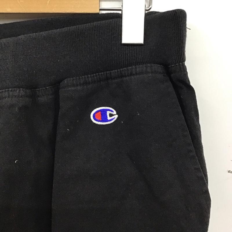チャンピオン Champion パンツ ワークパンツ、ペインターパンツ スウェットパンツ ワイドパンツ カジュアルパンツ M ロゴ、文字 黒 / ブラック / black メンズ USED 古着 中古 10159229