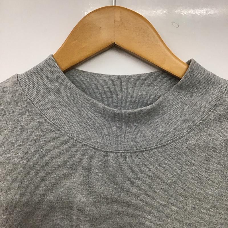 アディダス adidas カットソー 長袖 長袖カットソー 刺繍カットソー M ロゴ、文字 灰 / グレー / gray メンズ USED 古着 中古 10159232