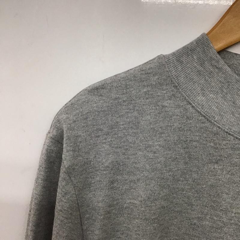 アディダス adidas カットソー 長袖 長袖カットソー 刺繍カットソー M ロゴ、文字 灰 / グレー / gray メンズ USED 古着 中古 10159232