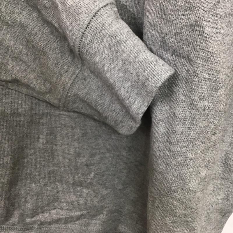 アディダス adidas カットソー 長袖 長袖カットソー 刺繍カットソー M ロゴ、文字 灰 / グレー / gray メンズ USED 古着 中古 10159232