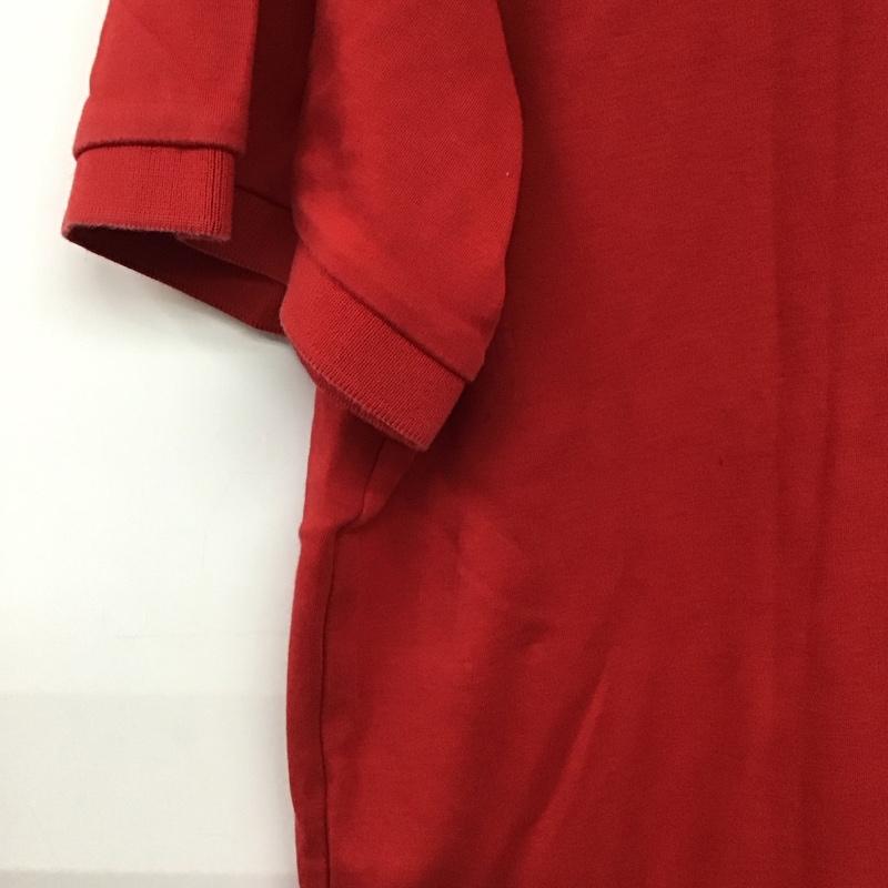ポロラルフローレン POLO RALPH LAUREN ポロシャツ 半袖 半袖ポロシャツ カラーシャツ 半袖カットソー M ロゴ、文字 赤 / レッド / red メンズ USED 古着 中古 10159234
