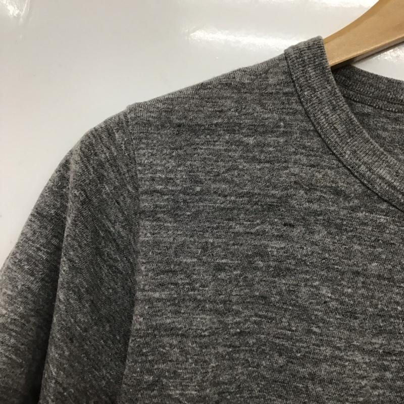 クリームソーダ CREAMSODA Tシャツ 半袖 半袖カットソー プリントTシャツ クルーネックカットソー S ロゴ、文字 灰 / グレー / gray メンズ USED 古着 中古 10159235
