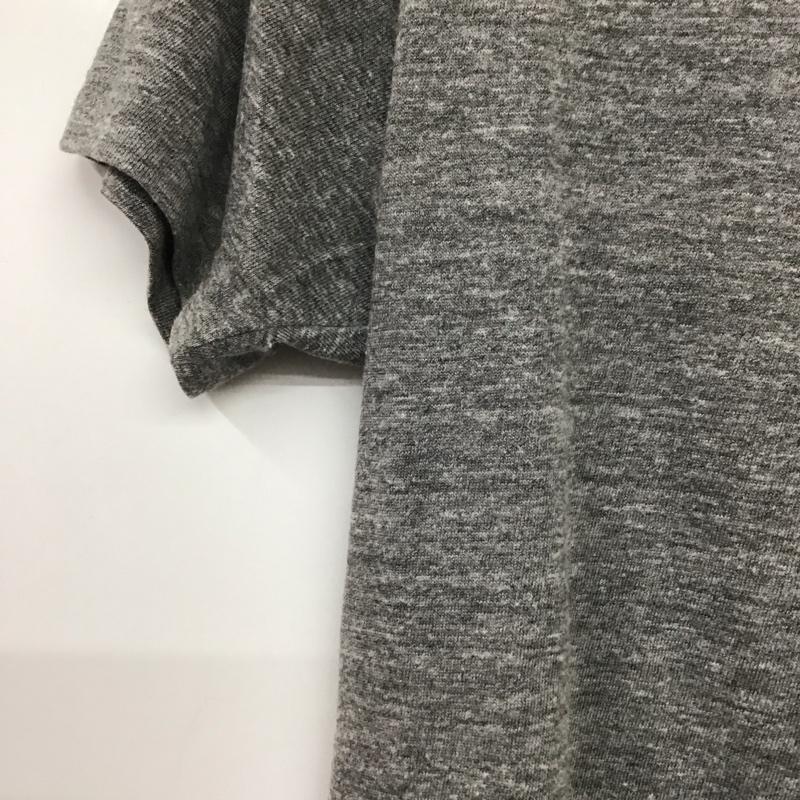 クリームソーダ CREAMSODA Tシャツ 半袖 半袖カットソー プリントTシャツ クルーネックカットソー S ロゴ、文字 灰 / グレー / gray メンズ USED 古着 中古 10159235