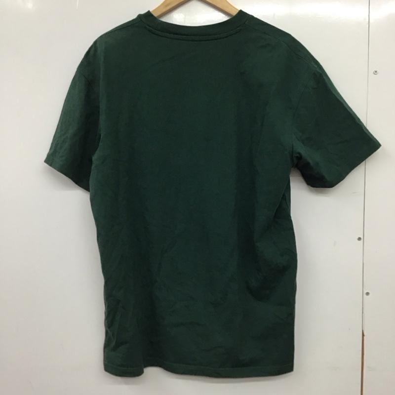 カーハート Carhartt Tシャツ 半袖 半袖カットソー プリントTシャツ クルーネックカットソー M ロゴ、文字 緑 / グリーン / green メンズ USED 古着 中古 10159236