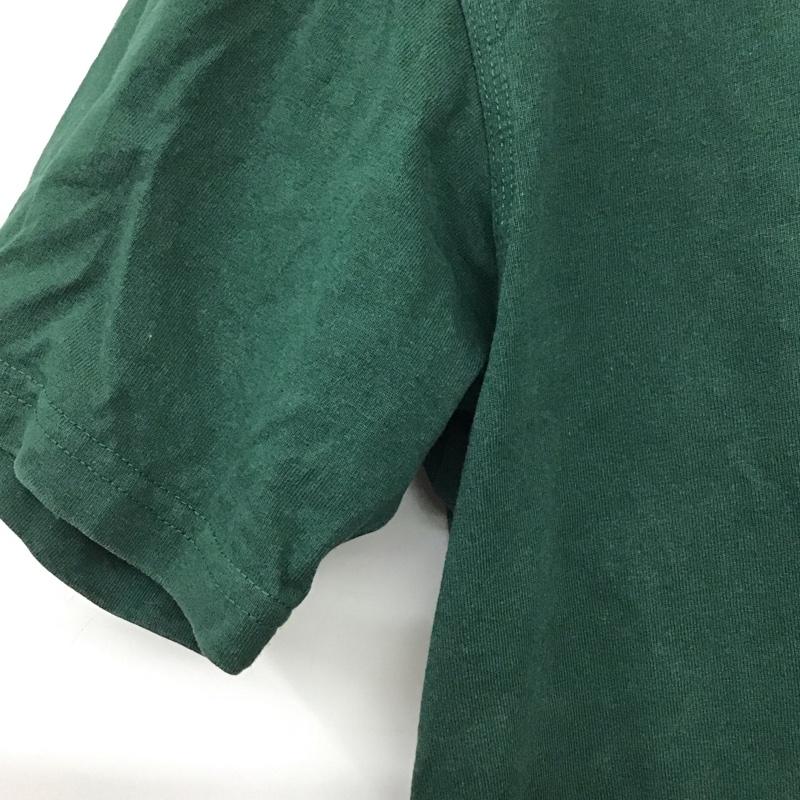 カーハート Carhartt Tシャツ 半袖 半袖カットソー プリントTシャツ クルーネックカットソー M ロゴ、文字 緑 / グリーン / green メンズ USED 古着 中古 10159236