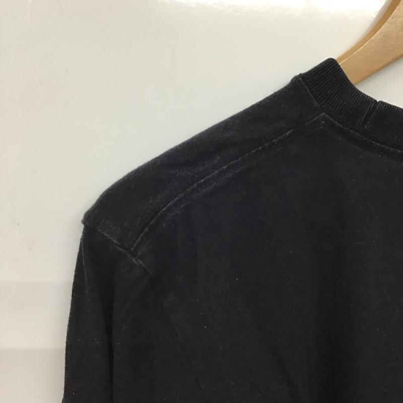 クリームソーダ CREAMSODA カットソー 長袖 長袖カットソー プリントカットソー クルーネック ロゴ、文字 黒 / ブラック / black メンズ USED 古着 中古 10159237