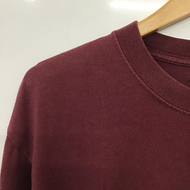 エクストララージ XLARGE カットソー 長袖 長袖カットソー 刺繍カットソー クルーネック M ロゴ、文字 えんじ / ワインレッド / dark red メンズ USED 古着 中古 10159238