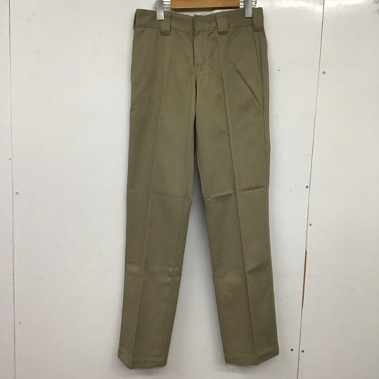 ディッキーズ Dickies パンツ ワークパンツ、ペインターパンツ ワークパンツ ワイドパンツ カジュアルパンツ S ロゴ、文字 ベージュ / ベージュ / beige メンズ USED 古着 中古 10159240