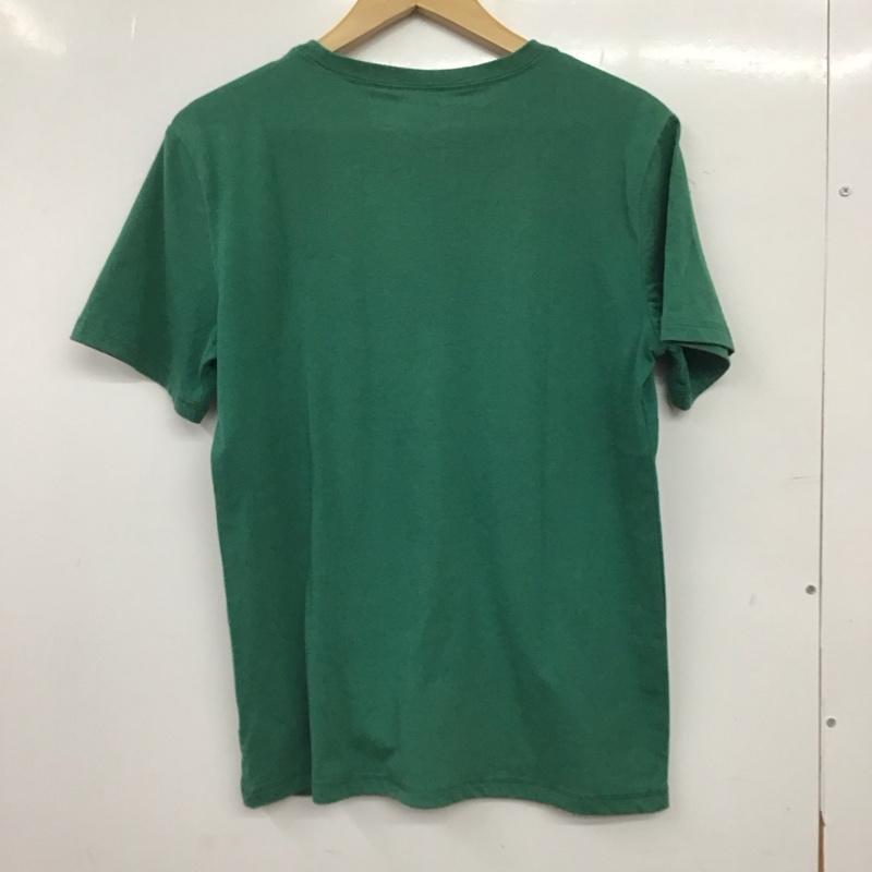 エディーバウアー Eddie Bauer Tシャツ 半袖 半袖カットソー プリントTシャツ クルーネックカットソー L プリント 緑 / グリーン / green ボーイズ USED 古着 中古 10159243