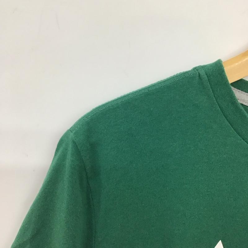 エディーバウアー Eddie Bauer Tシャツ 半袖 半袖カットソー プリントTシャツ クルーネックカットソー L プリント 緑 / グリーン / green ボーイズ USED 古着 中古 10159243
