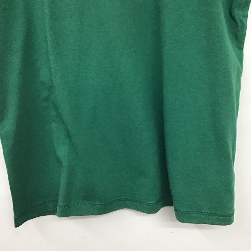 エディーバウアー Eddie Bauer Tシャツ 半袖 半袖カットソー プリントTシャツ クルーネックカットソー L プリント 緑 / グリーン / green ボーイズ USED 古着 中古 10159243