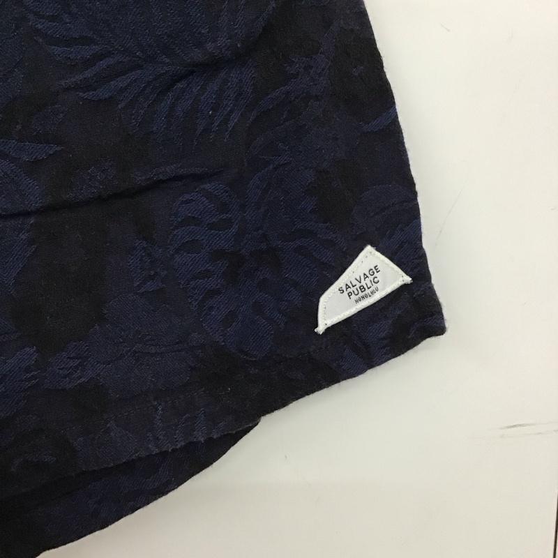 サルベージパブリック SALVAGE PUBLIC パンツ ショートパンツ ショートパンツ ハーフパンツ カジュアルパンツ L 総柄 紺 / ネイビー / navy メンズ USED 古着 中古 10159249