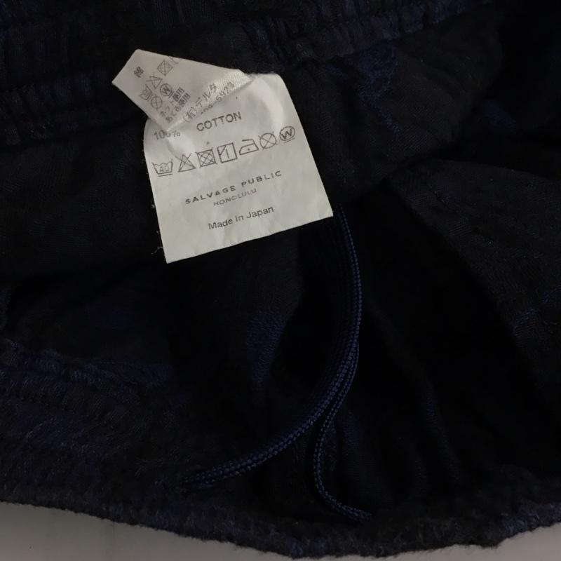 サルベージパブリック SALVAGE PUBLIC パンツ ショートパンツ ショートパンツ ハーフパンツ カジュアルパンツ L 総柄 紺 / ネイビー / navy メンズ USED 古着 中古 10159249