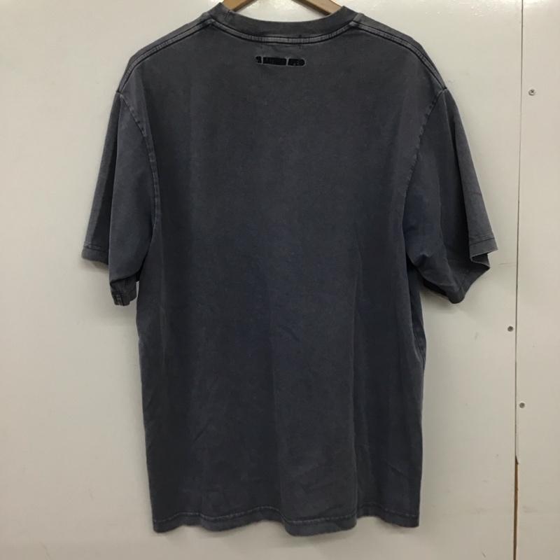 アベイシングエイプ A BATHING APE Tシャツ 半袖 半袖カットソー プリントTシャツ クルーネックカットソー M ロゴ、文字 紺 / ネイビー / navy メンズ USED 古着 中古 10159252