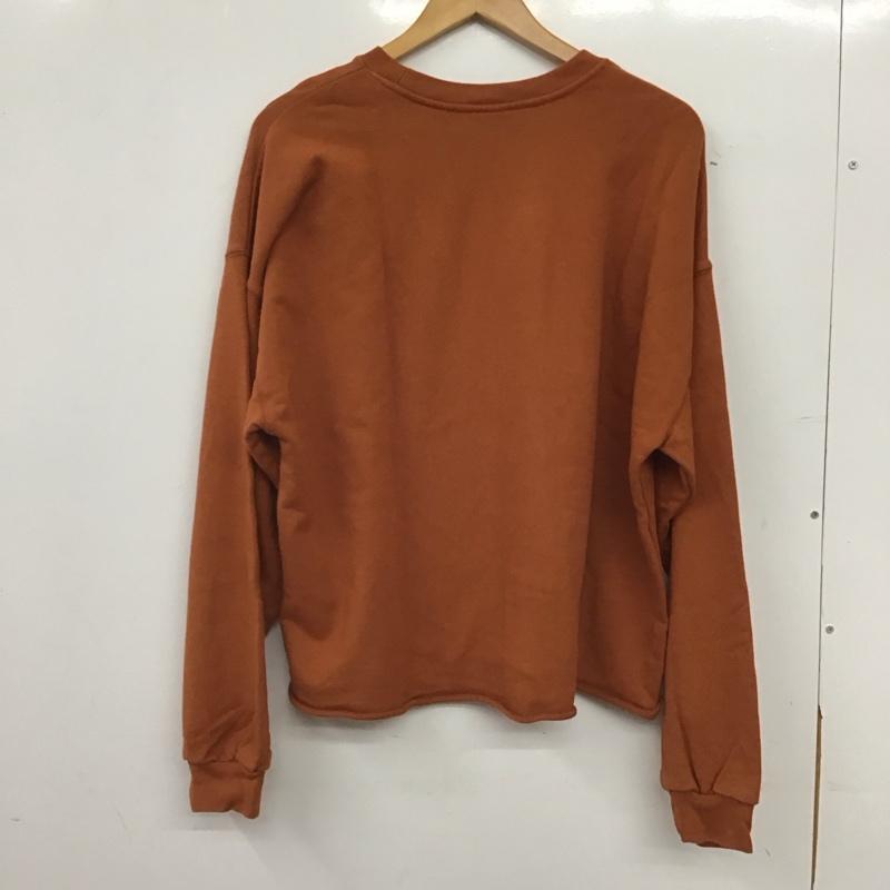 リーバイス Levi s トレーナー 長袖 M ロゴ、文字 X プリント 茶 / ブラウン / brown レディース USED 古着 中古 10159253