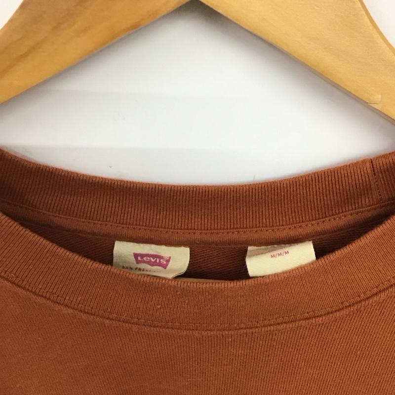 リーバイス Levi s トレーナー 長袖 M ロゴ、文字 X プリント 茶 / ブラウン / brown レディース USED 古着 中古 10159253