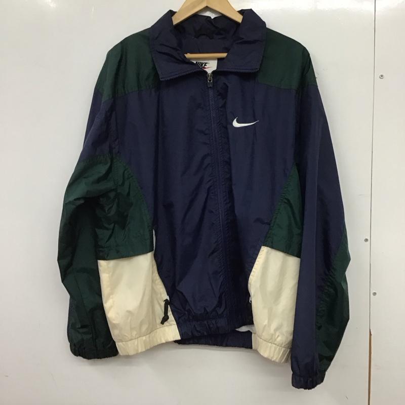 ナイキ NIKE ジャケット、上着 ジャンパー、ブルゾン ジップアップジャケット ナイロンジャケット アウター M ロゴ、文字 マルチカラー / マルチカラー / multicolor メンズ USED 古着 中古 10159254
