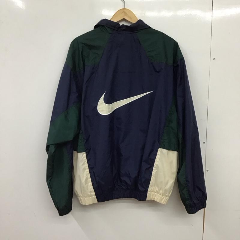 ナイキ NIKE ジャケット、上着 ジャンパー、ブルゾン ジップアップジャケット ナイロンジャケット アウター M ロゴ、文字 マルチカラー / マルチカラー / multicolor メンズ USED 古着 中古 10159254