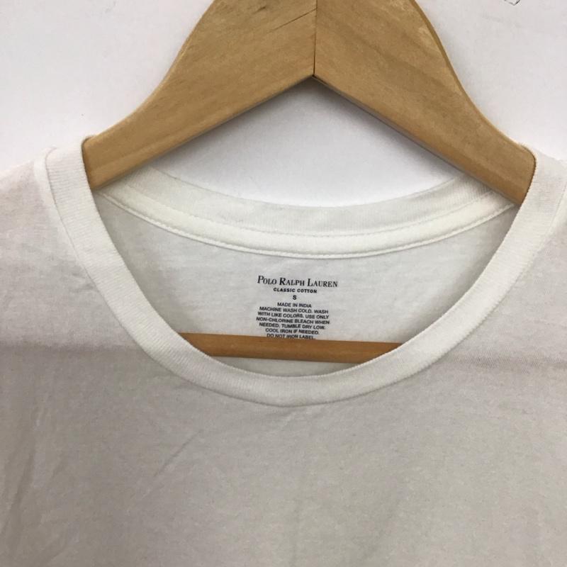 ポロラルフローレン POLO RALPH LAUREN Tシャツ 半袖 S 無地 白 / ホワイト / white レディース USED 古着 中古 10159255