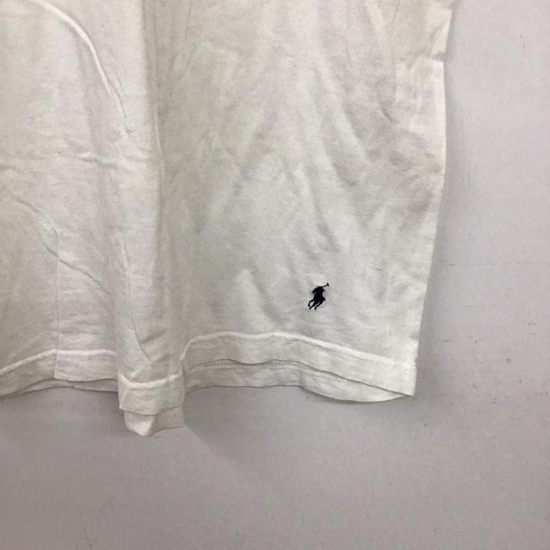 ポロラルフローレン POLO RALPH LAUREN Tシャツ 半袖 S 無地 白 / ホワイト / white レディース USED 古着 中古 10159255