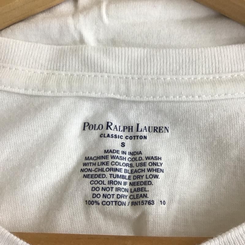 ポロラルフローレン POLO RALPH LAUREN Tシャツ 半袖 S 無地 白 / ホワイト / white レディース USED 古着 中古 10159255