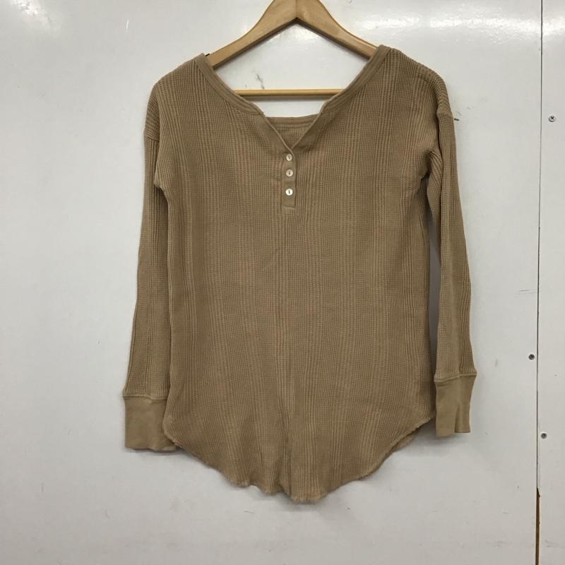 ジーナシス JEANASIS カットソー 長袖 JS063101SB FREE 無地 ベージュ / ベージュ / beige レディース USED 古着 中古 10159257