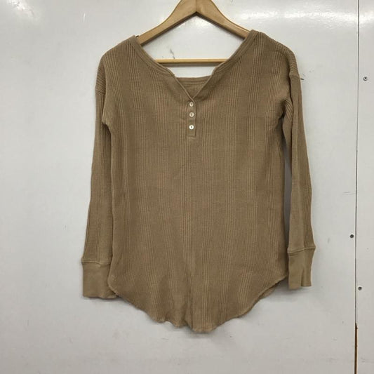 ジーナシス JEANASIS カットソー 長袖 JS063101SB FREE 無地 ベージュ / ベージュ / beige レディース USED 古着 中古 10159257