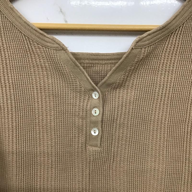 ジーナシス JEANASIS カットソー 長袖 JS063101SB FREE 無地 ベージュ / ベージュ / beige レディース USED 古着 中古 10159257