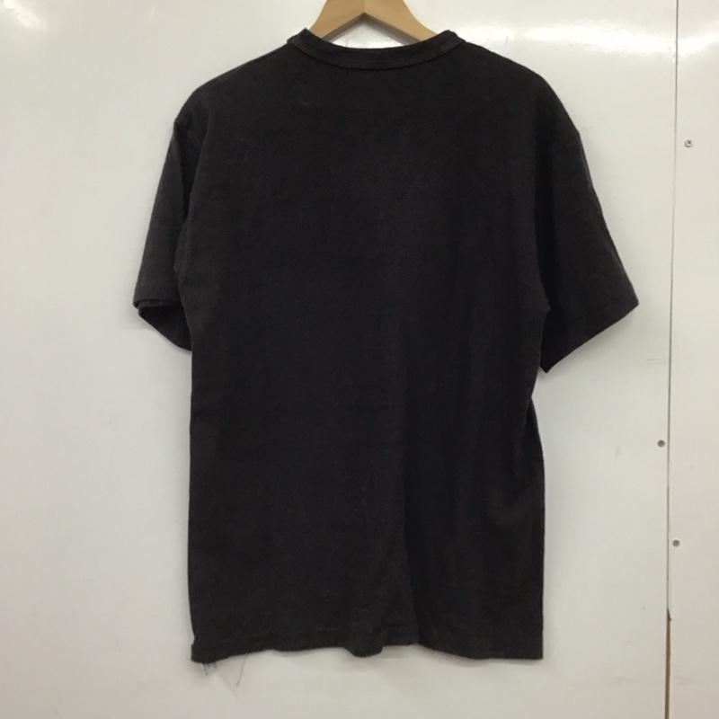 ウエアハウス WAREHOUSE Tシャツ 半袖 半袖カットソー プリントTシャツ クルーネックカットソー L 無地 ダークグレー / ダークグレー / メンズ USED 古着 中古 10159259