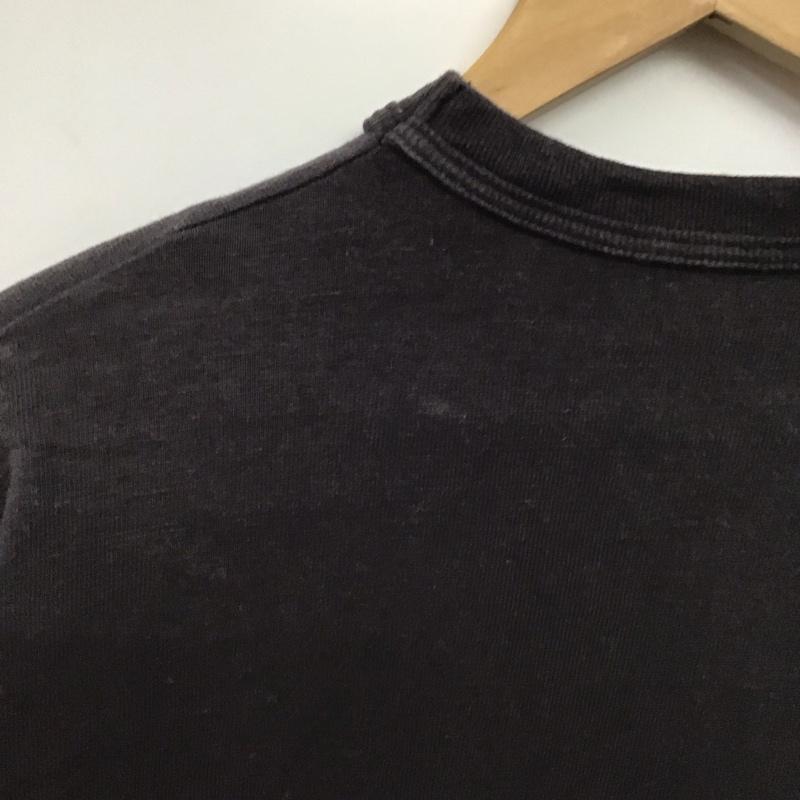 ウエアハウス WAREHOUSE Tシャツ 半袖 半袖カットソー プリントTシャツ クルーネックカットソー L 無地 ダークグレー / ダークグレー / メンズ USED 古着 中古 10159259