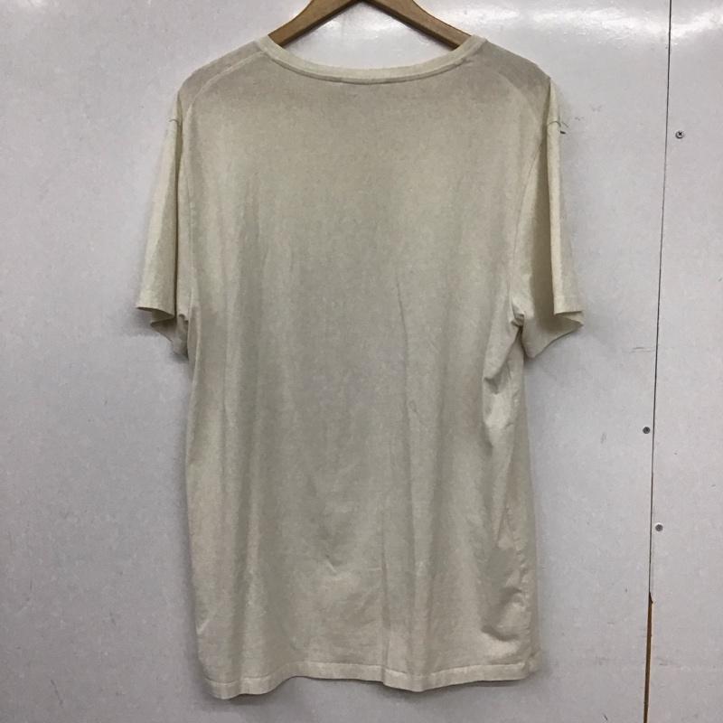 ジルサンダー JIL SANDER Tシャツ 半袖 半袖カットソー プリントTシャツ クルーネックカットソー XL 無地 アイボリー / アイボリー / メンズ USED 古着 中古 10159261