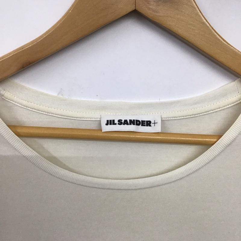 ジルサンダー JIL SANDER Tシャツ 半袖 半袖カットソー プリントTシャツ クルーネックカットソー XL 無地 アイボリー / アイボリー / メンズ USED 古着 中古 10159261