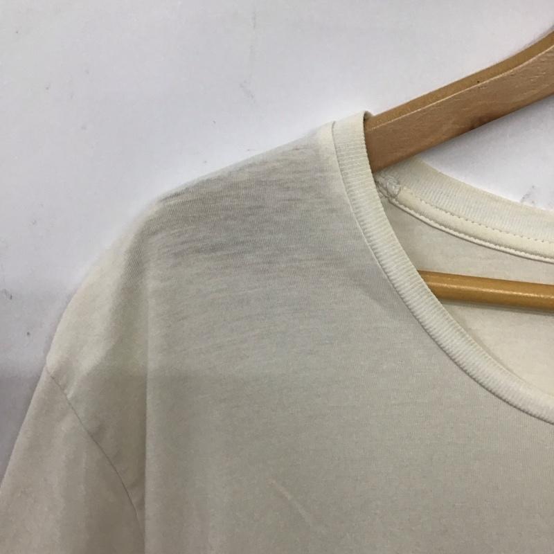ジルサンダー JIL SANDER Tシャツ 半袖 半袖カットソー プリントTシャツ クルーネックカットソー XL 無地 アイボリー / アイボリー / メンズ USED 古着 中古 10159261