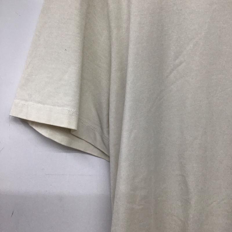 ジルサンダー JIL SANDER Tシャツ 半袖 半袖カットソー プリントTシャツ クルーネックカットソー XL 無地 アイボリー / アイボリー / メンズ USED 古着 中古 10159261