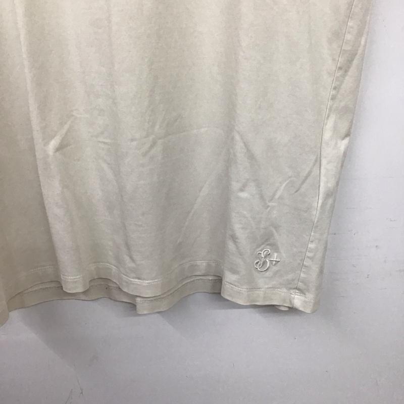 ジルサンダー JIL SANDER Tシャツ 半袖 半袖カットソー プリントTシャツ クルーネックカットソー XL 無地 アイボリー / アイボリー / メンズ USED 古着 中古 10159261
