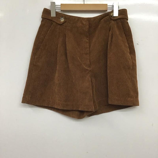 ザラベーシック ZARA BASIC パンツ ショートパンツ M 無地 茶 / ブラウン / brown レディース USED 古着 中古 10159263
