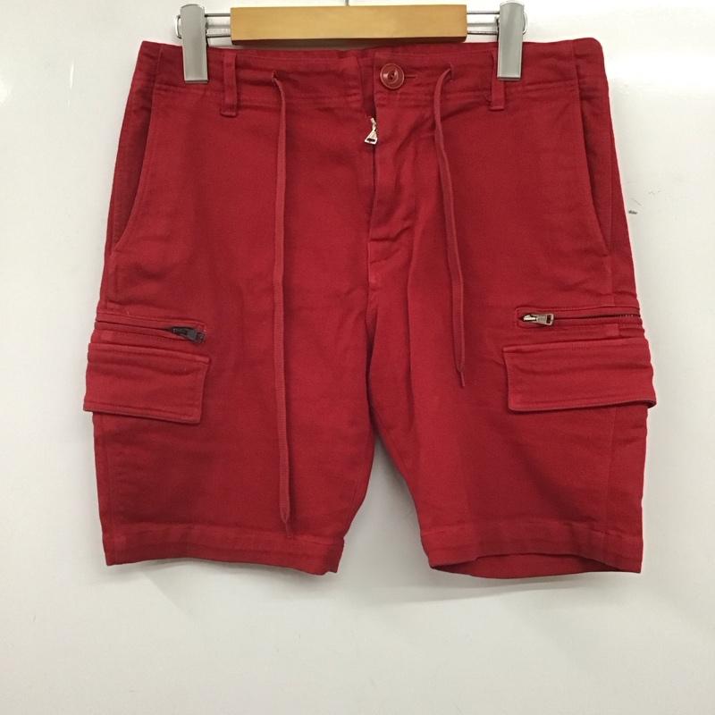 エーケーエム AKM パンツ ショートパンツ ショートパンツ ハーフパンツ カジュアルパンツ S 無地 赤 / レッド / red メンズ USED 古着 中古 10159266
