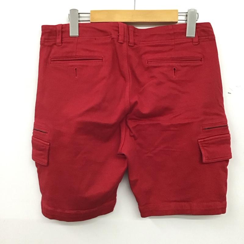 エーケーエム AKM パンツ ショートパンツ ショートパンツ ハーフパンツ カジュアルパンツ S 無地 赤 / レッド / red メンズ USED 古着 中古 10159266