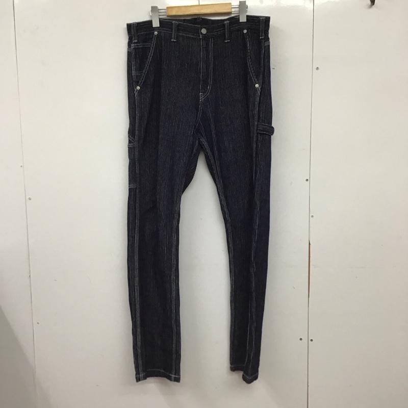 コジマジーンズ KOJIMAGENES パンツ デニム、ジーンズ スリムパンツ カジュアルパンツ 36インチ ストライプ インディゴ / インディゴ / Indigo メンズ USED 古着 中古 10159268