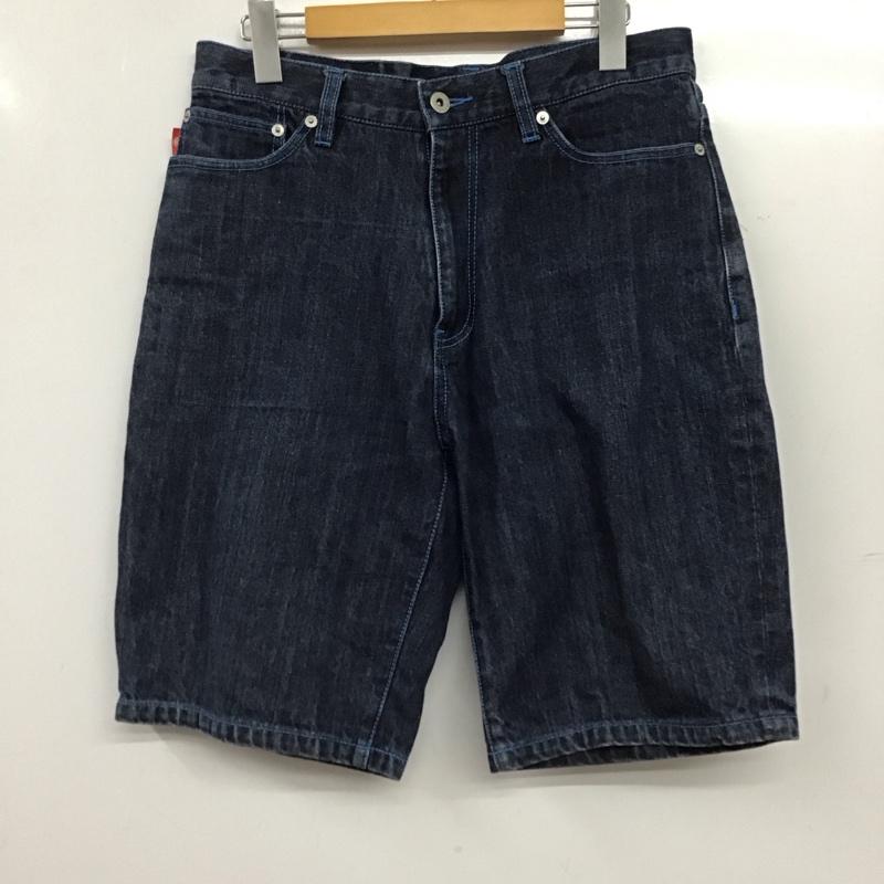 ステューシー STUSSY パンツ ショートパンツ デニムショートパンツ ハーフパンツ カジュアルパンツ 30インチ ロゴ、文字 インディゴ / インディゴ / Indigo メンズ USED 古着 中古 10159270