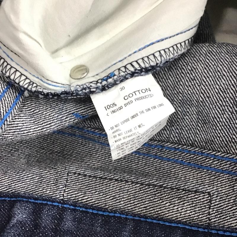 ステューシー STUSSY パンツ ショートパンツ デニムショートパンツ ハーフパンツ カジュアルパンツ 30インチ ロゴ、文字 インディゴ / インディゴ / Indigo メンズ USED 古着 中古 10159270