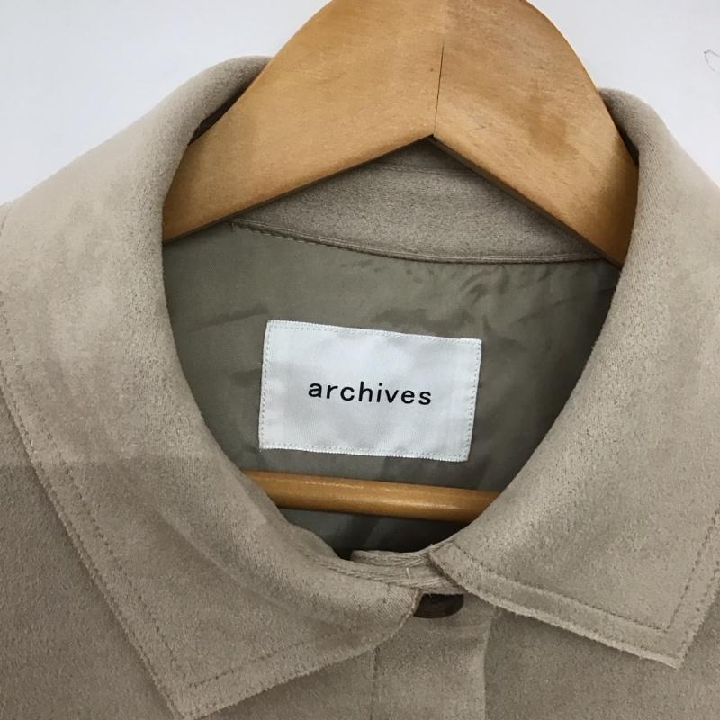 アルシーヴ archives ジャケット、上着 ジャケット、ブレザー FREE 無地 ベージュ / ベージュ / beige レディース USED 古着 中古 10159272