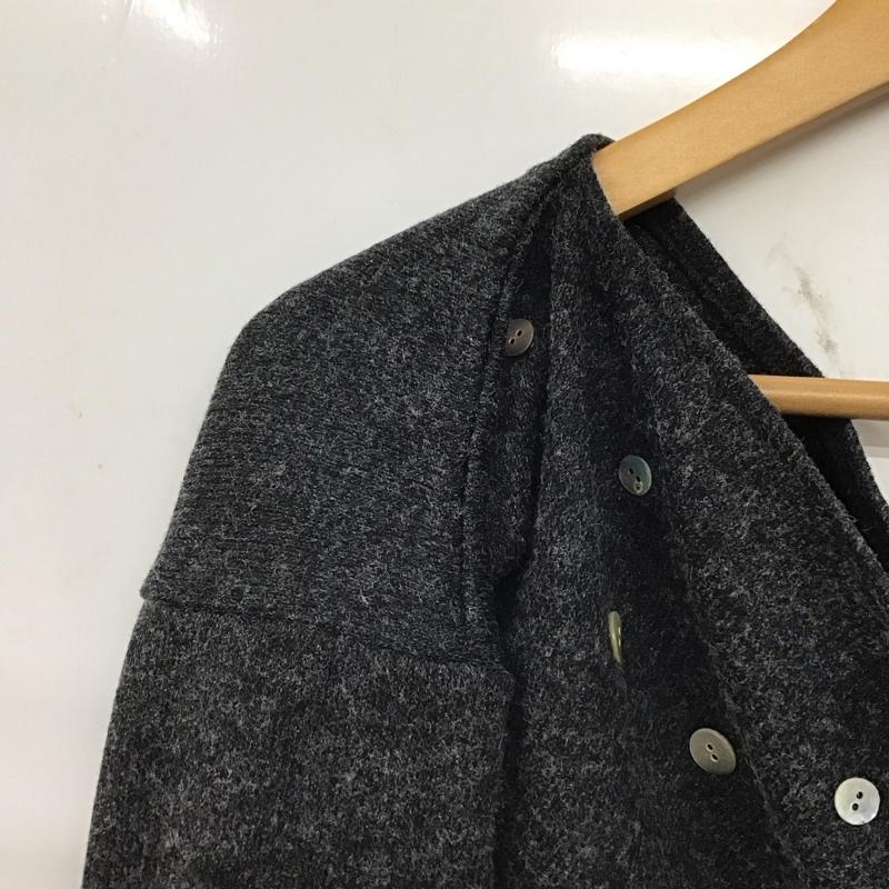 ザラ ZARA ニット、セーター 長袖 S 無地 チャコールグレー / チャコールグレー / レディース USED 古着 中古 10159275