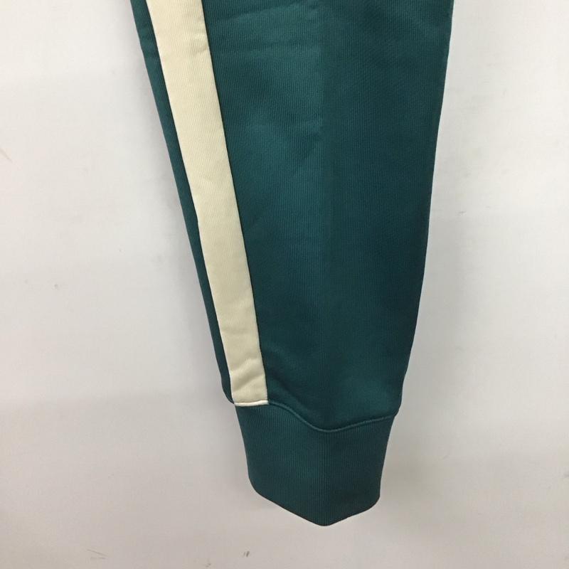 プーマ PUMA パンツ ワークパンツ、ペインターパンツ ワイドパンツ ジャージ スポーツウェア M ロゴ、文字 緑 / グリーン / green メンズ USED 古着 中古 10159276
