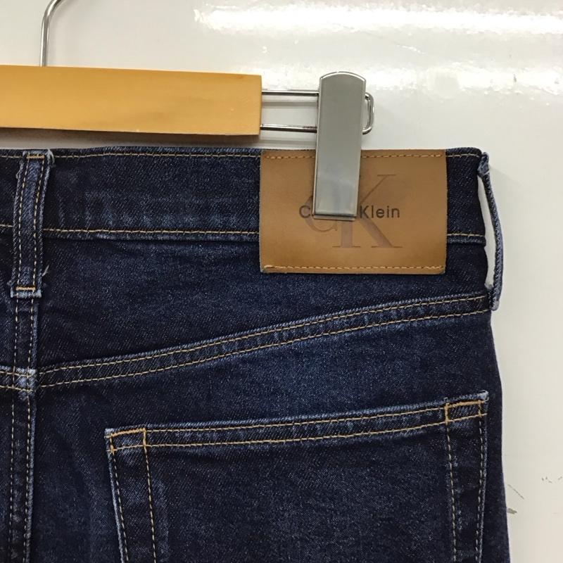 カルバン・クライン Calvin Klein パンツ デニム、ジーンズ デニムパンツ スリムパンツ カジュアルパンツ ストレッチパンツ 32インチ 無地 インディゴ / インディゴ / Indigo メンズ USED 古着 中古 10159279