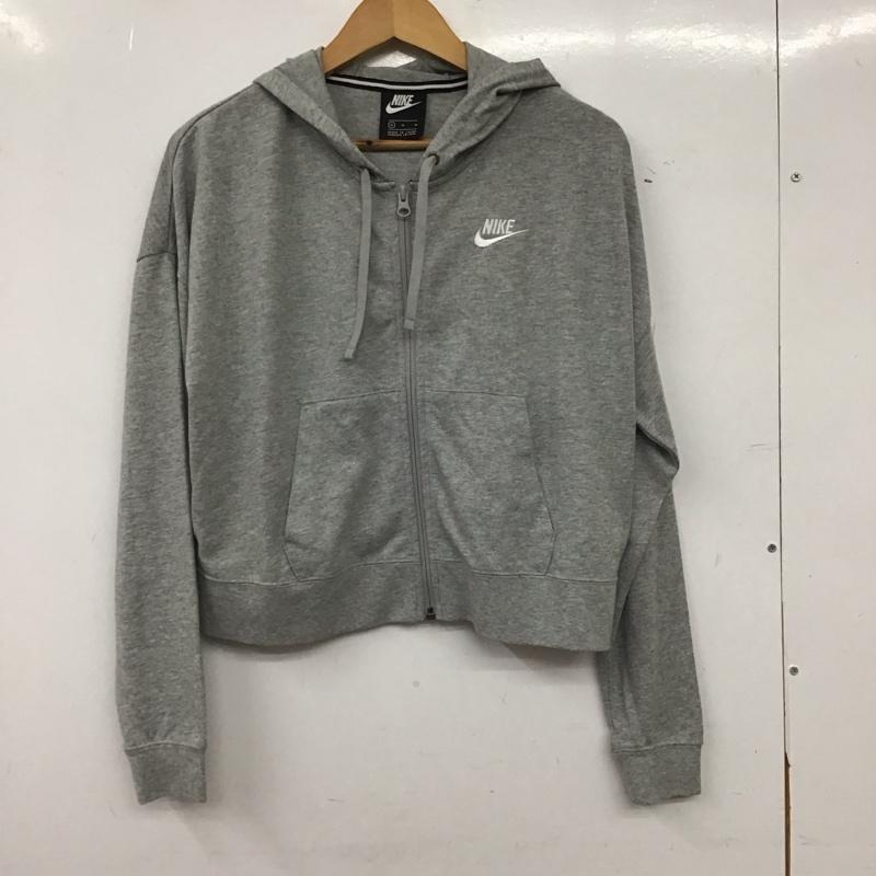 ナイキ NIKE パーカー 長袖 SP210912NIG ジップパーカー M 無地 灰 / グレー / gray レディース USED 古着 中古 10159280