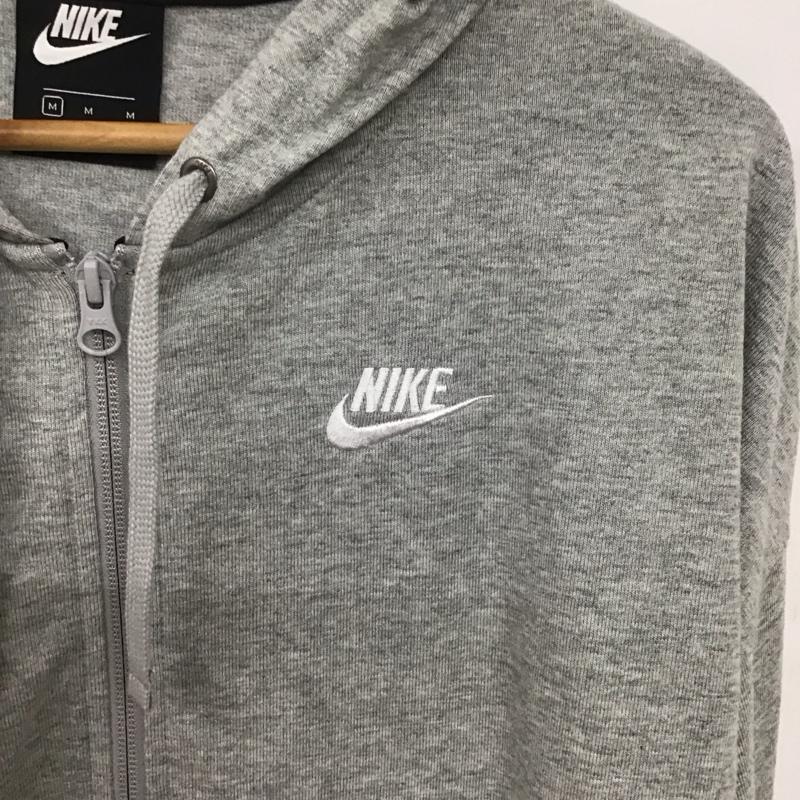 ナイキ NIKE パーカー 長袖 SP210912NIG ジップパーカー M 無地 灰 / グレー / gray レディース USED 古着 中古 10159280