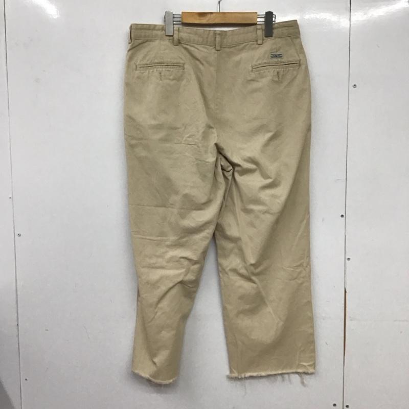 ポロラルフローレン POLO RALPH LAUREN パンツ チノパン チノパン ワイドパンツ カジュアルパンツ 36インチ ロゴ、文字 ベージュ / ベージュ / beige メンズ USED 古着 中古 10159284